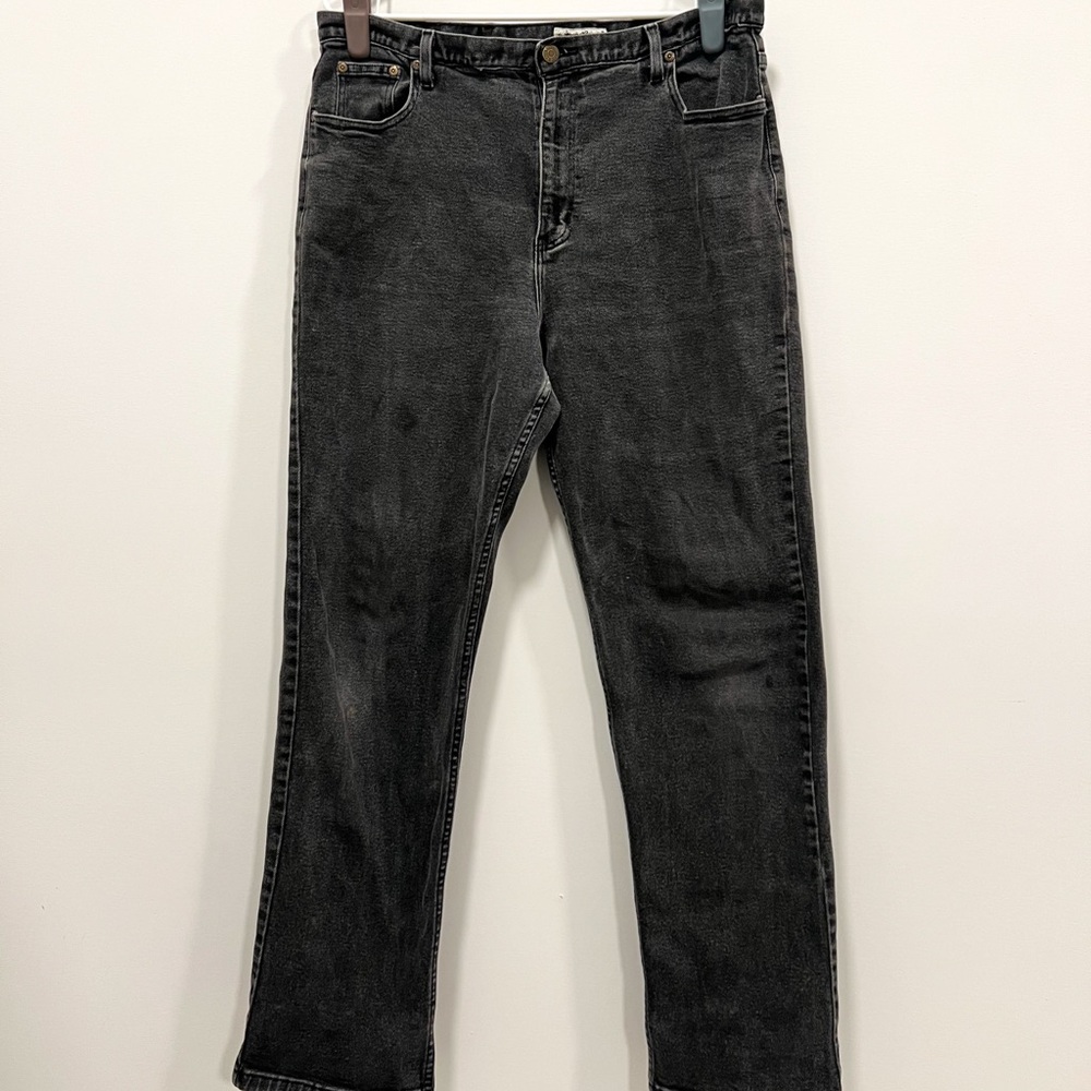 Eddie Bauer Black Straight Jeans